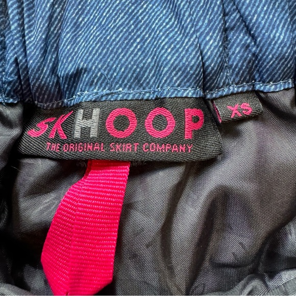 Skhoop Short Down Skirt NWOT Denim/Navy XS - Picture 3 of 9